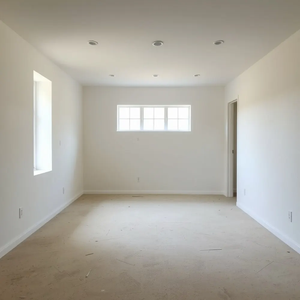 Empty, freshly cleaned room after a professional move-out cleaning in Maryland